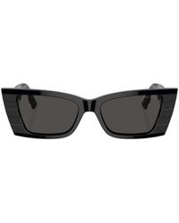 Jimmy Choo - Geometric Frame Sunglasses - Lyst