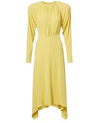 Stella McCartney - Draped Jersey Midi Dress - Lyst