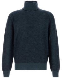 Brioni - Long-Sleeve High-Neck Sweater - Lyst