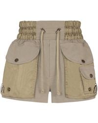 Balmain - Twill Utility Shorts - Lyst