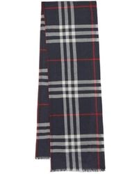Burberry - Lightweight Check Scarf - Lyst