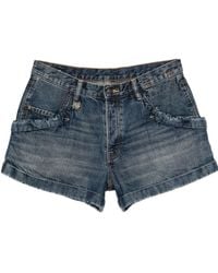 R13 - Denim Shorts - Lyst