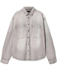 AllSaints - Al Oversized Denim Shirt - Lyst