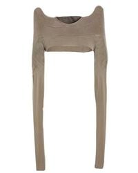 Rick Owens - Solid Color Long Sleeve Stretch Top - Lyst