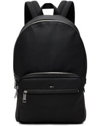 BOSS - Boss Logo Zip Pocket Backpack - Lyst