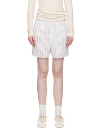 Ami Paris - Cotton Elasticated Shorts - Lyst