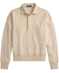 Polo Ralph Lauren - Long Sleeved Knitted Polo Shirt - Lyst