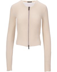 Ann Demeulemeester - Terna Zip-Up Cardigan - Lyst