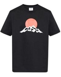CASABLANCA - Mountain Printed Crewneck T-Shirt - Lyst