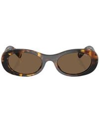 Miu Miu - Eyewear Oval-Frame Sunglasses - Lyst