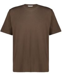 AURALEE - Crew-Neck Short-Sleeve T-Shirt - Lyst