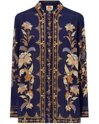 FARM Rio - Liz Floral-Print Button-Down Shirt - Lyst