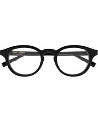 Saint Laurent - Eyewear Round Frame Glasses - Lyst