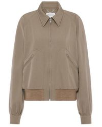 Maison Margiela - Zip-Up Bomber Jacket - Lyst