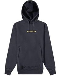 Stone Island - Logo-Print Long-Sleeved Hoodie - Lyst