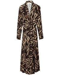 Ba&sh - Zahirah Long-Sleeve Midi Dress - Lyst