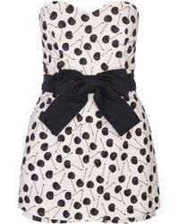 RED Valentino - Allover Printed Sleeveless Dress - Lyst