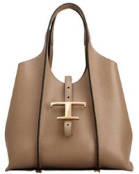 Tod's - T Timeless Mini Shopping Bag - Lyst