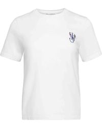 JW Anderson - Jw Anderson Anchor Embroidery Printed T-Shirt - Lyst