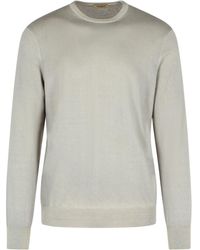 Gran Sasso - Crewneck Ribbed Jumper - Lyst