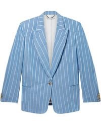 Stella McCartney - Striped Single-Breasted Blazer - Lyst