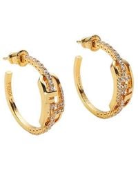 Fendi - Crystal-Embellished Earrings - Lyst