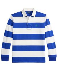 Polo Ralph Lauren - Striped Long-Sleeve Polo Shirt - Lyst