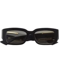 Bottega Veneta - Eyewear Dash Rectangular Frame Sunglasses - Lyst