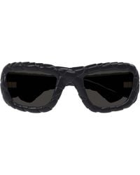 Bottega Veneta - Eyewear Panthos Frame Sunglasses - Lyst