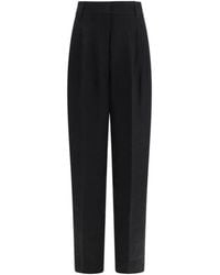 Max Mara - Linen Tailored Trousers - Lyst