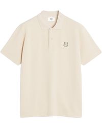 Maison Kitsuné - Maison Kitsuné Bold Fox Head Patch Polo Shirt - Lyst
