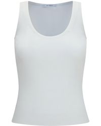 Max Mara - Sleeveless Ribbed Jersey Tank Top - Lyst