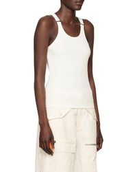 Dion Lee - E-Hoop Ribbed Tank Top - Lyst