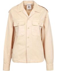 Semicouture - Button-Down Long-Sleeved Shirt - Lyst