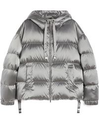 Max Mara - The Cube Padded Satin Puffer Jacket - Lyst