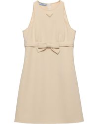 Prada - Sablè Compact Mini-Dress - Lyst