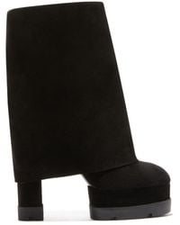Casadei - Knee-Length Suede Boots - Lyst