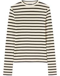 Jil Sander - Striped Long-Sleeved T-Shirt - Lyst