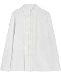 Jil Sander - Pleated Long Sleeves Shirt - Lyst