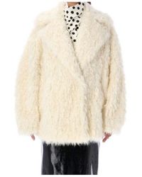 MSGM - Faux-Fur Coat - Lyst