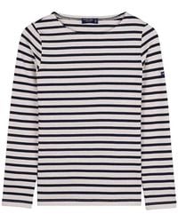 Saint James - Striped Cotton Top - Lyst