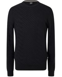 BOSS - Knitted Top - Lyst