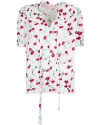 Marni - Floral Printed Top - Lyst