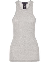 Tibi - Cotton-Blend Tank - Lyst