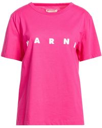 Marni - Crew-Neck Short-Sleeve T-Shirt - Lyst