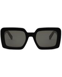 Celine - Logo Sunglasses - Lyst