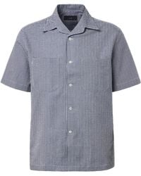 dunhill - Gingham Cotton Shirt - Lyst