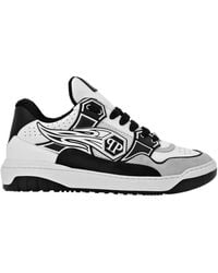 Philipp Plein - Hexagon Rhinestone-Embellished Sneakers - Lyst