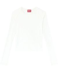 DIESEL - Rucked-Up Long-Sleeved T-Shirt - Lyst