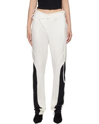 OTTOLINGER - Contrast-Panel Trousers - Lyst